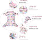CuteBone Small Dogs Outfit Soft Puppy Onesies Pjs Dog Pajamas Pet Coat Cat Apparel Comfy Doggie Jumpsuit Bodysuit for All Seasons P286M