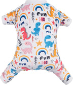 CuteBone Small Dogs Outfit Soft Puppy Onesies Pjs Dog Pajamas Pet Coat Cat Apparel Comfy Doggie Jumpsuit Bodysuit for All Seasons P159L