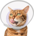 Cat Cone Collar Soft: Comfortable Waterproof Mesh Recovery Cone After Surgery to Stop Licking and Scratch, Alternative to Plastic Elizabeth Head/Neck Cone