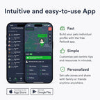 Cat GPS Tracker – Smallest Waterproof Pet Tracking Device with App, Real-Time Location, Smart Alerts & Geo-Fence, Long-Life Battery, Collar-Compatible – iOS & Android (12-Mo Subscription Included)