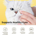 MIOSSZI 130 PCS Pet Eye Wipes for Dogs & Cats Tear Stain Remover Wipes for Dog Eyes Wipes Gently Remove Tear Stain, Debris, Discharge Hypoallergenic Cat Eye Wipes Pet Cleaning for Eyes Grooming Wipes