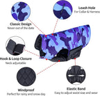 Bone Cute Winter Dog Jacket with Windproof & Waterproof Coat - Reversible Dog Vest in Small, Medium, Large - Thick Soft Coat with Leash Hole for Cold Weather