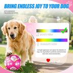 Size 3 Pink Dog Soccer Ball with Straps Durable Training Ball for Pets Interactive Outdoor Dog Toy for Medium to Large Puppies Essential Pet Supplies