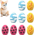 Squeaky Dog Toys, Soft Chewing Dog Balls, 9 Pcs Interactive Squeak Fetch Playing Pet Toy, Durable Bouncing Toys to Keep Them Busy, 2.6" Egg Ball for Puppies Small Breeds