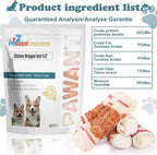 Dog Treats Chicken Wrapped Rawhide Bones for Small Dog Treats Puppy Chews Snacks Promotes Healthy Chewing Chicken Wrapped Knot 6.5" 0.5lb