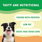 Ultra Chewy Turkey Tendon Pressed Bones for Dogs - Premium All-Natural, Hypoallergenic, Long-Lasting Dog Chew Treat, Easy to Digest, Ingredient Sourced from USA (4 Inches - 4 Pack)