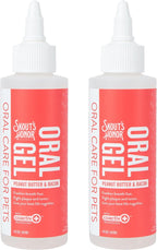 SKOUT'S HONOR Peanut Butter & Bacon Oral Gel - Fights Plaque and Tartar, Freshens Breath Fast, No Brushing Required, 4 oz, 2-Pack
