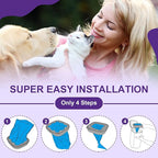 Jumbo Square Refill Bags 2 Pack – Lasts Up to 8 Months – Plant Scented Dog Poop Bags for Dogs – Pet Waste Refills for Odor Control – Fits Pet Genie Dog Waste Disposal System & Litter Genie Pails