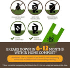 Doggy Do Good Poop Bags for Dogs (60 Ct), Easy Open Dog Poop Bags Rolls, Certified Home Compostable