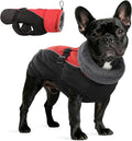 IDOMIK Dog Winter Coat, Reflective Waterproof Dog Jacket for Cold Weather, Warm Pet Coats for Small Medium Large Dogs, High Collar Doggy Fleece Snow Jacket, Winter Vest with Adjustable Buckle,M