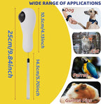 Dog Training Clickers with Wrist Strap, Training Clicker for Pet Like Dog Cat Horse Bird Dolphin Puppy, Big Buttons and Loud Sound (White)