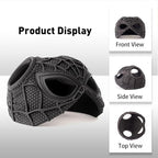 Cat Bat Mask Halloween Costumes Accessories for Cats, Cat Bat Cosplay Apparel (Medium, Black Spider)