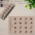 Coffee Dog Poo Bags Coffee scent - 270 Large Biodegradable Poop Bags, Extra Thicken Strong Corn Starch Blended Compostable Leak Proof Poop Waste Bag for Dogs