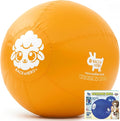 Race&Herd 18" Original XXL Herding Ball for Dogs - Giant Herding Dog Ball Australian Shepherds, Herding Toys, Dog Training Toy for Small Breeds, Dog Toy for Outdoor Play (for Small Dogs, Yellow)