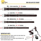 ADITYNA Heavy Duty Leather Dog Collar for Extra-Large Dogs - Soft and Strong Black Leather Collar for XL Breeds (Extra-Large: Fit 22" - 30" Neck, Black)