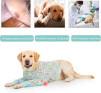 Dog Recovery Shirt for Front Legs, Dog Elbowpads Sleeve Protect Dogs Elbows Arms,Stop Licking Joints After Surgery, Help with Injury Healing Covers The Wound, Cone Alternatives (Blue, 2XL)