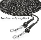 Rypet Reflective Cat Long Leash - 15 FT Escape Proof Walking Leads Yard Long Lead Durable Safe Personalized Extender Leash Traning Play Outdoor for Kitten, Puppy, Rabbit and Small Animals