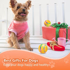 Interactive Dog Ball Toy, Smart Tennis Pets Chew Toys, Electric Launcher Durable Automatic Rolling Balls for Dogs, Cat, Bouncing Busy Ball for Small&Large Pet (Yellow Automatic)