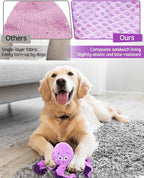 Dog Toys Squeaky, Interactive Plush Stuffed Octopus Tug of War Toy, Puppy Teething Pet Toy for Small Medium Large Dogs to Keep Them Busy