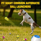 HOCTRAKA, NICERINC PET X-Small Dog Tennis Balls Dog Toys Ball 1.5" Pack of 12, Fit Ball Launchers
