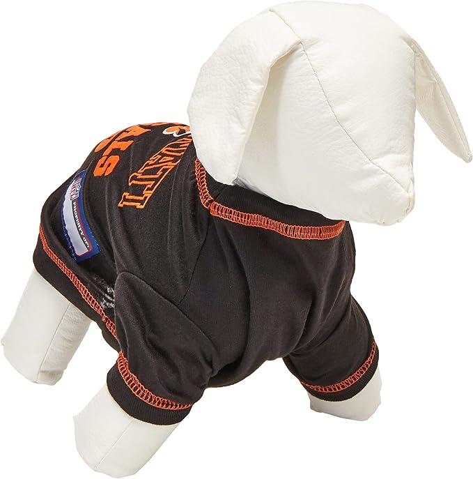 NFL Cincinnati Bengals Dog T-shirt Small. - Licensed Shirt for Pets Team Colored with Team Logos- Premium Stretchable Materials for the comfort of your Dog & Cat