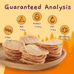 Jungle Calling Dog Treats, Single Ingredient Chicken Chips, Crunchy Jerky Chip Training Treat for Small Medium Large Breed Dogs, 6 oz