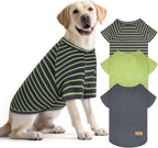 KYEESE 3Pack Dog Sweater Soft Pets Sweaters Pet Coat with Sleeves Pullover Pet Fleece Sweater Comfy Dog Sweaters for Medium Dogs Boy Lightweight Dogs Sweatshirt Stretchy Pets Clothes for Cold Weather