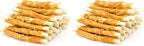 Jungle Calling Dog Treats, Chicken Wrapped Rawhide Sticks for Dogs, Grain-Free Natural Small Dogs Training Treats, Edible Pet Chew Snacks,10.6 oz (Pack of 2)