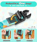 Halypet Cat Harness and Leash Set[MAX Safety 4th-Gen] Cute Escape Proof Vest Harness for Girl&Boy Cat Walking, Comfortable Adjustable Leash and Reflective Strips for Outdoor Kitten, XS Green Tropics
