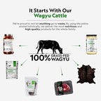 First Light Farms Freeze-Dried Dog Food Topper for Picky Eaters | High Protein Treat | Grain-Free Formula for All Breeds & Life Stages | Premium Wagyu Beef & Certified Humane | 1.5lb Bag