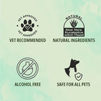 NOVEHA Dog Ear Wipes Finger Glove Fit | Easy Ear Cleaning for Dogs & Puppies, Cats & Kittens | Gentle Pet Ear Cleaner Finger Wipes for Puppy, Kitten & More | Cat & Dog Ear Wash | 2PK - 50ct