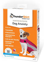Thundershirt Apparel clothing Thundershirt Dog Anxiety Jacket, Pink, X Large 65-110 lbs US