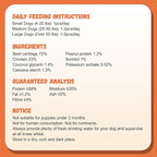 Dog Treats Chicken Wrapped Beef Cartilage w/Calcium Supplement, Rawhide Free Dog Chews Long Lasting, Grain Free Healthy Training Treats Snacks for Small Medium Large Dogs, 12 Counts, 10.6 oz
