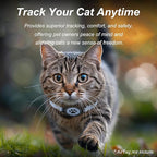 Airtag Cat Collar, Stretchy Kitten Collar with Apple Air Tag Holder, Lightweight and Comfortable, Ultra Elastic GPS Cat Collars for Cats Kittens and Puppies, 8-12.5 Inch, Blue