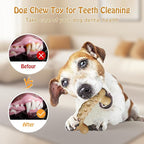 Dog Chew Toy for Aggressive Chewers Bacon Flavored Indestructible Dog Bone Toys for Medium/Large Breed to Keep Them Busy