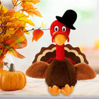 Thanksgiving Dog Toys, Turkey Squeaky Dog Toys with Cotton Rope and Crinkle, Thanksgiving Dog Gifts for Small Medium and Large Dogs