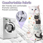 27.6"Cat Grooming Wrap (for nail trimming and veterinary care) - Large-Scale Anti-Escape Cat Containment Device- Multifunctional pet grooming essential, (C2 Suitable for 15 lbs)