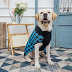 PUPTECK Dog Sweaters for Large Medium Small Dogs - Fall Classic Plaid Style Puppy Holiday Winter Coat Clothes Warm