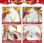 Interactive Plush Toys, Stuffed Toy, Stuffed Animal Toy, Walking Toys, Light Irradiative Sound Control Electronic Cats Robot Pets Gift for Children