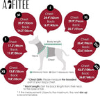 AOFITEE Dog Coat, Waterproof Dog Jacket Winter, Dogs Coat with Harness Built in, Warm Dogs Puffer Jacket with Zipper, Reflective Pet Snowsuit Sweater for Dachshund, French Bulldog, Boston Terrier, M