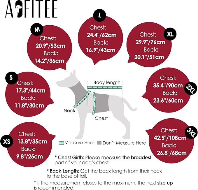 AOFITEE Dog Winter Coat, Dog Coat with Harness Built in, Dogs Jacket for Large Dogs, Reflective Waterproof Pet Puffer Jacket Snowsuit, Warm Fleece Windproof Pet Sweater for Cold Weather, XL