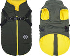Norbi Dog Winter Jacket with Built-in Harness - Adjustable Warm Coats for Small to Large Dogs - Perfect for Cold Weather