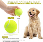 Magicorange 6 Pack Small Tennis Balls, 2 inch Tennis Balls for Dogs,Colorful Easy Catching Pet Playing Ball(Yellow, 6 Pack)