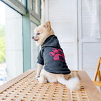 KOOLTAIL Plaid Dog Hoodie Pet Clothes Sweater with Hat and Pocket for Small Medium Large Size Dogs, Soft Winter Warm Dog Cold Weather Coat, Fleece Fall Dog Hooded Sweatshirt for Puppy Cats, Black M