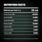 Bully Max Premium High Protein Dog Treats for Puppy & Adult Dogs - Training Dog Food Treats with 40% Protein, Real Meat, Veggies & BCAAs for Small, Medium & Large Breeds - Chicken Flavor (2 Pack)