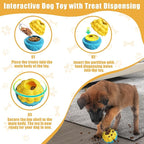 Interactive Dog Toys,Dog Puzzle Toy Treat Dispensing Pet Toys Pupsicles for Dogs Large,Frozen Treat Dogs Holder(2 Pack)