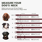 BronzeDog Rolled Leather Dog Collar with QR ID Tag, Adjustable Soft Round Collars for Small Medium Large Dogs Puppy (7" - 10" Neck Size, Burgundy)