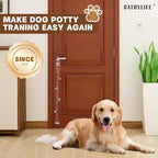 Dog Doorbells for Potty Training, Poly Urethane Puppy Door Bells, Hand-woven Dog Bells for Dog Training, Extra Loud Bells for Door Knob, Ring to Go Outside Doggie Pet Supplies. (Brown twist)