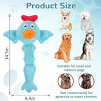 Squeaky Dog Toys for Medium and Small Dogs-Interactive Tug of War Toy for Puppy Teething,Great Plush Dog Toy for Dogs to Keep Them Busy