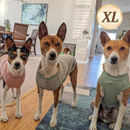KYEESE 2Pack Dog Shirts Waffle for Small Dogs Stretchy Dog T-Shirts Lightweight Dogs Tank Top Sleeveless Pet Vest Breathable, X-Large, Purple+Grey